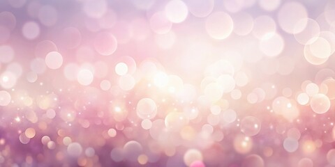 Fototapeta premium Abstract Pink and Peach Bokeh Background with Sparkling Lights