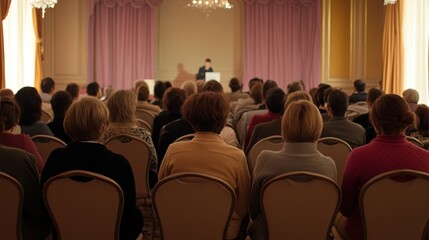 Audience Listening to Speaker at Conference