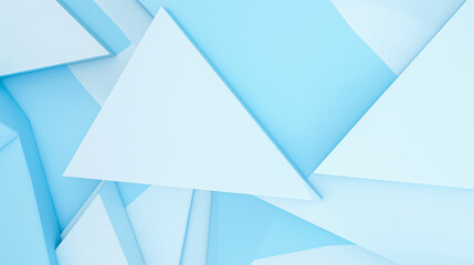 Obraz premium Geometric White and light blue image with space for copying text.