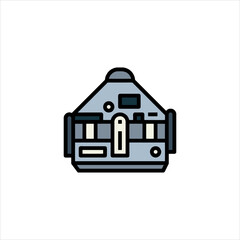 house icon isolated on white