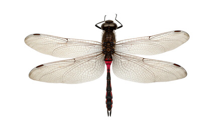 Isolated dragonfly