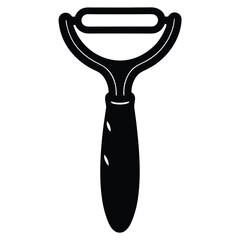 Vegetable Peeler Vector Illustration – Sharp Kitchen Tool for Easy Skin Removal