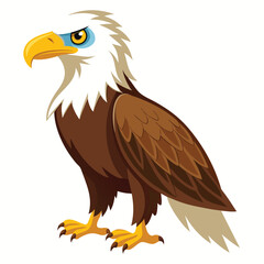 Eagle isolated clipart on white background