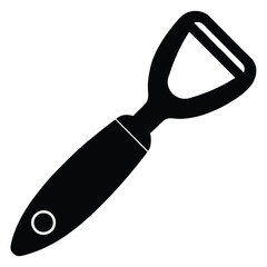 Vegetable Peeler Vector Illustration – Sharp Kitchen Tool for Easy Skin Removal