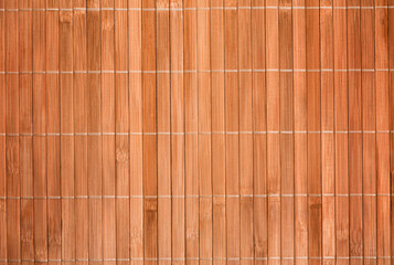 Bamboo stand background for table setting.