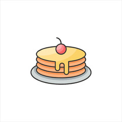 cake on a plate