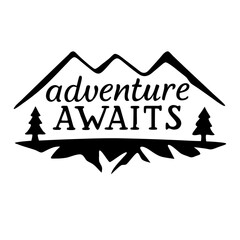 Adventure Awaits in the Majestic Mountains Scenic View with Pine Trees