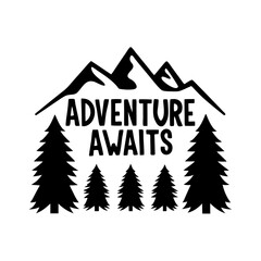 Fototapeta premium Adventure Awaits Majestic Mountains and Evergreen Trees Scenic View