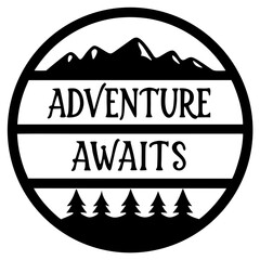 Adventure Awaits in the Mountains with Majestic Peaks and Evergreen Trees