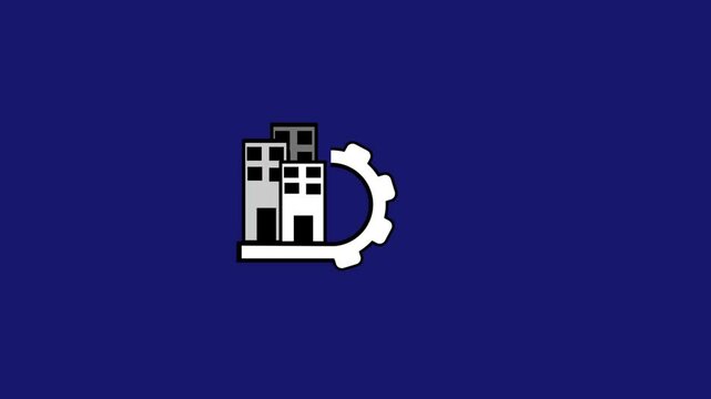cloud infrastructure simple video animation template, suitable for your video, business, brand, and etc