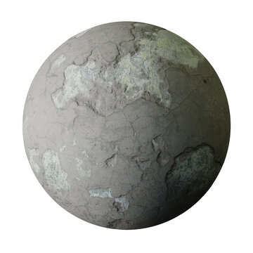Cracked plaser wall ball