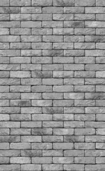Wall of old gray brick. Vector illustration. Sketch for creativity.