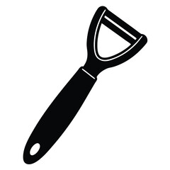 Vegetable Peeler Vector Illustration – Sharp Kitchen Tool for Easy Skin Removal