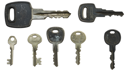 A set of keys with the letters K, L, M, N, O, P