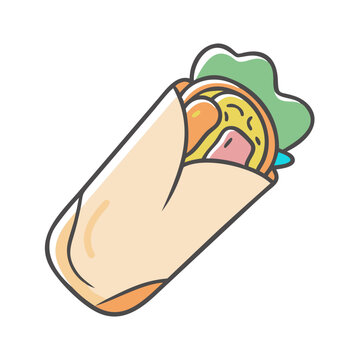 recommend clip art: burrito icon, burrito vector illustration-simple illustration of burrito, perfect for burrito logos and icons