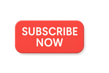 Bright Red Subscribe Now Button for Digital Marketing and Engagement