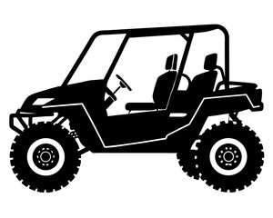 Naklejka premium UTV Car Vector Silhouettes & Icons | High-Quality SVG Files for Design & Print