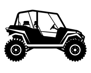 UTV Car Vector Silhouettes & Icons | High-Quality SVG Files for Design & Print