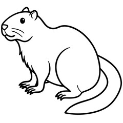 Line art collection of aquatic and wetland creatures, featuring elegant and minimal illustrations of fish, amphibians, birds, and aquatic animals. Perfect for nature-themed designs, educational materi