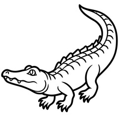 Line art collection of aquatic and wetland creatures, featuring elegant and minimal illustrations of fish, amphibians, birds, and aquatic animals. Perfect for nature-themed designs, educational materi