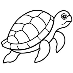 Line art collection of aquatic and wetland creatures, featuring elegant and minimal illustrations of fish, amphibians, birds, and aquatic animals. Perfect for nature-themed designs, educational materi