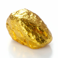 Meteor Gold Color isolated on white background