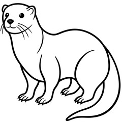 Line art collection of aquatic and wetland creatures, featuring elegant and minimal illustrations of fish, amphibians, birds, and aquatic animals. Perfect for nature-themed designs, educational materi