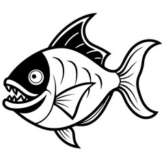 Line art collection of aquatic and wetland creatures, featuring elegant and minimal illustrations of fish, amphibians, birds, and aquatic animals. Perfect for nature-themed designs, educational materi