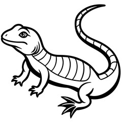 Line art collection of aquatic and wetland creatures, featuring elegant and minimal illustrations of fish, amphibians, birds, and aquatic animals. Perfect for nature-themed designs, educational materi