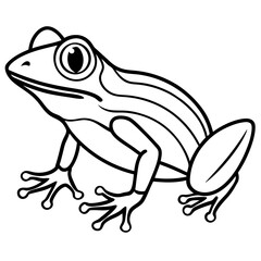 Line art collection of aquatic and wetland creatures, featuring elegant and minimal illustrations of fish, amphibians, birds, and aquatic animals. Perfect for nature-themed designs, educational materi