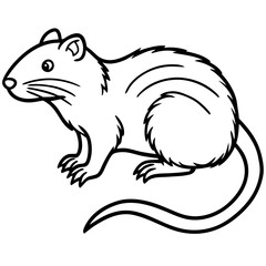 Line art collection of aquatic and wetland creatures, featuring elegant and minimal illustrations of fish, amphibians, birds, and aquatic animals. Perfect for nature-themed designs, educational materi