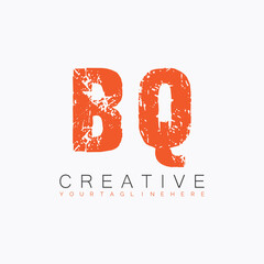 initial monogram logo with letter creative design.
