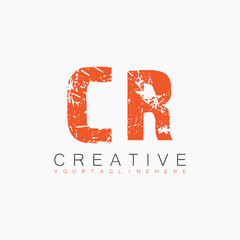 initial monogram logo with letter creative design.
