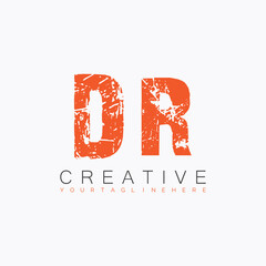 initial monogram logo with letter creative design.
