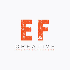 Obraz premium initial monogram logo with letter creative design. 