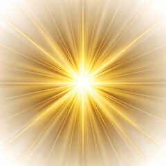 Obraz premium Glowing Light Effect isolated on white background