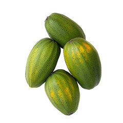 Papaya Isolated On Transparent Background, ideal for tropical fruit and healthy food designs