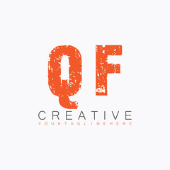 initial monogram logo with letter creative design.
