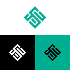 letter S and W square