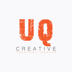 initial monogram logo with letter creative design.
