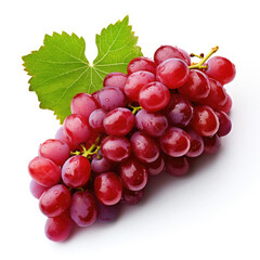Perfectly Ripe Grapes on transparent background