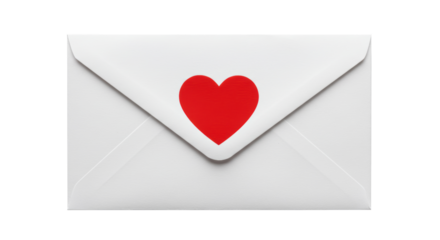Isolated Envelope with Heart