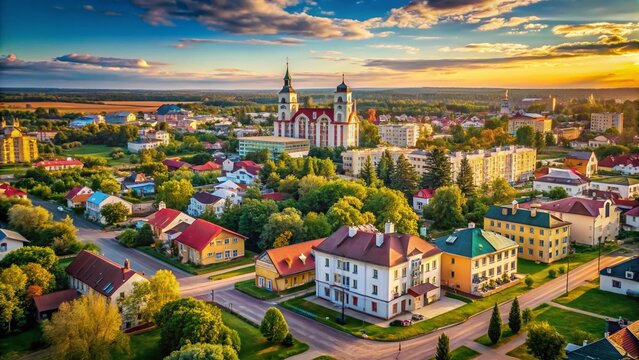 Babruysk Cityscape: Belarusian Architecture and Urban Life Documentary Photography