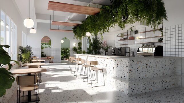 wellness caf&eacute; with smoothie bar
