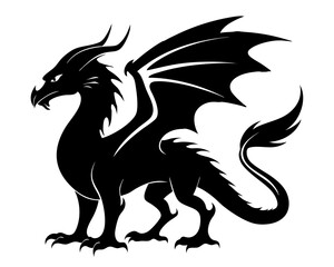 Dragon Vector Silhouettes & SVG Icons | Mythical Beast Designs for Print & Digital