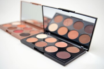 Variety of makeup palettes for beauty enthusiasts
