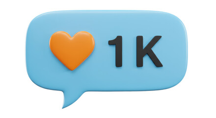 Isolated 1K Like Notification