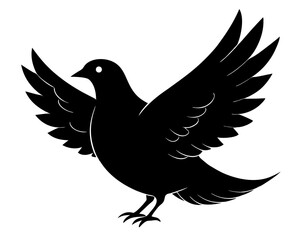 Dove Vector Silhouettes & SVG Icons | Peace, Love & Spiritual Bird Design