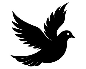 Dove Vector Silhouettes & SVG Icons | Peace, Love & Spiritual Bird Design