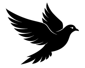 Dove Vector Silhouettes & SVG Icons | Peace, Love & Spiritual Bird Design